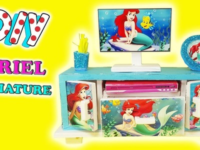 DIY Miniature Ariel TV Supplies ( cabinet, frame pictures, dvd player, etc)