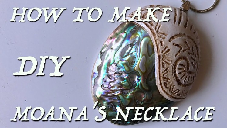 DIY Moana necklace | Heart of Te Fiti | Polymor Clay Toturial