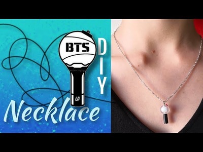 DIY Necklace mini Army Bomb kpop BTS