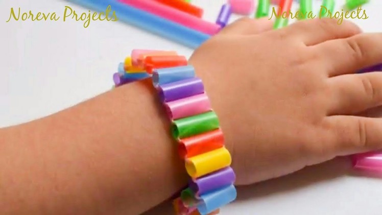 DIY Straw Bracelet | Amazing Straw Crafts and Life Hacks  | Easy Recycling Projects | DIY Tutorials