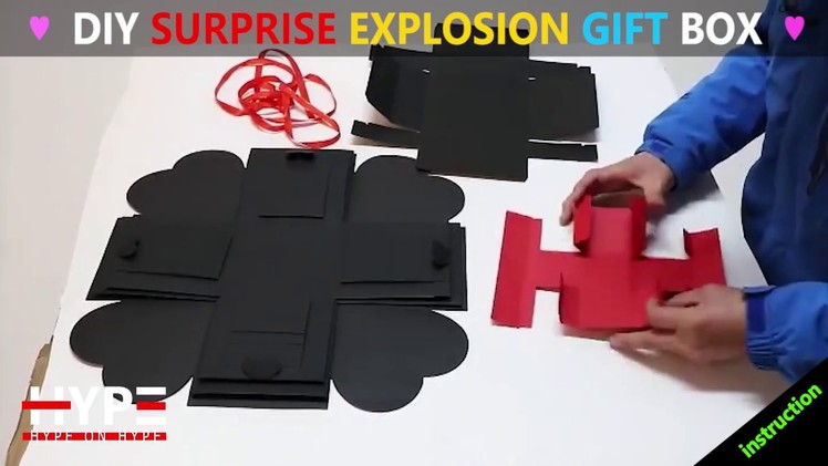 DIY Surprise Explosion Gift Box Instruction