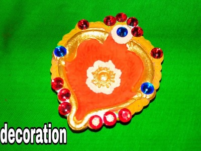 Diya decoration | diy diwali diya decor | diya decor idea | deepak decoration