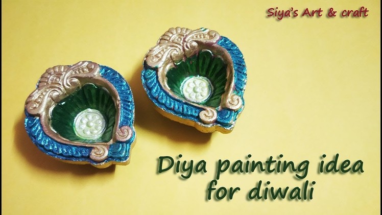 Diya painting ideas for diwali. DIY diwali decoration competition. how to make diya decoration