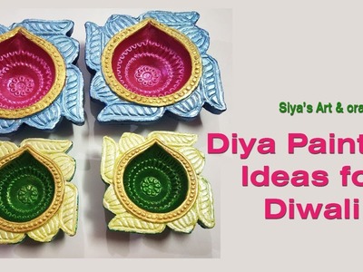 Diya painting ideas for diwali. how to make diya decoration. DIY diwali decoration competition