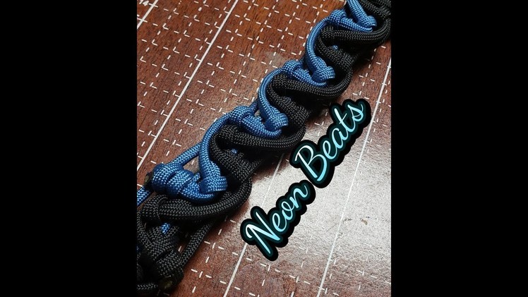 FULL TUTORIAL- How to make The Neon Beats Paracord Bracelet