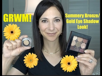 Get Ready With Me - Summery Golden Bronzy Eye Look. Eye Makeup Tutorial