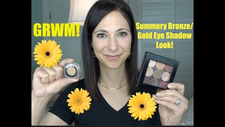 Get Ready With Me - Summery Golden Bronzy Eye Look. Eye Makeup Tutorial