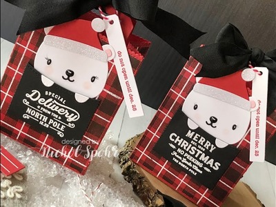 Handmade Holiday 2018 | Plaid 3D Tote Bag with Polar Bear Pocket