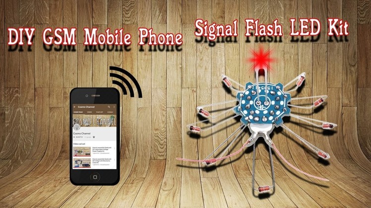 How to assemble a GSM Mobile Phone Signal Flash LED Kit DIY