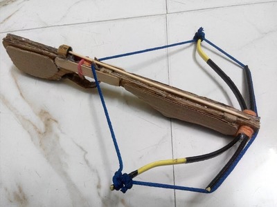 How to make a crossbow(DIY Crossbow)Easy