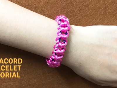 How To Make A Paracord Bracelet Tutorial - Wide Sanctified Paracord Bracelet