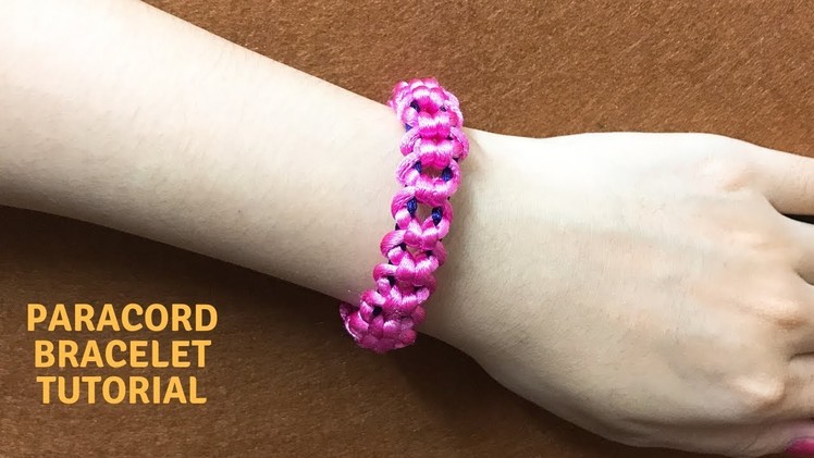 How To Make A Paracord Bracelet Tutorial - Wide Sanctified Paracord Bracelet