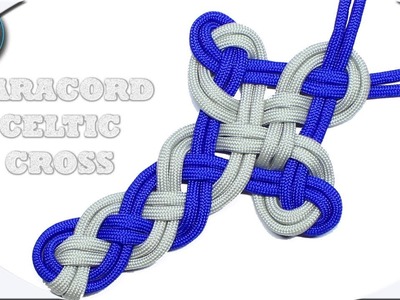 How to make a Paracord Cross Celtic Cross Paracord Necklace Tutorial Simple Fast Easy Project