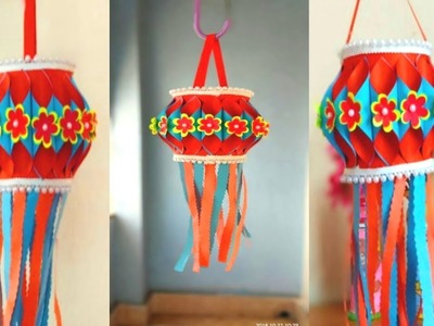How to Make Diwali Lantern from Plastic Bottle||Lantern Tutorial For Diwali ||Best Out of Waste idea
