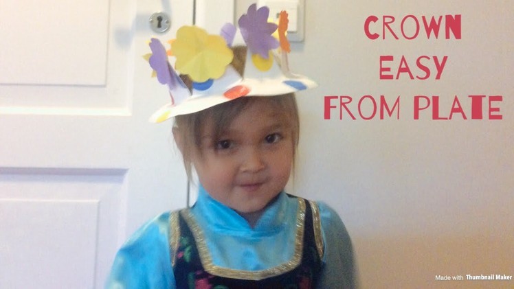 How to make Paper crow flower- Crown princess-DIY -IDEAS  By Yanin Craft