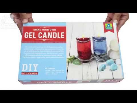 Making Easy Gel Candle With Little Birdie DIY Kit