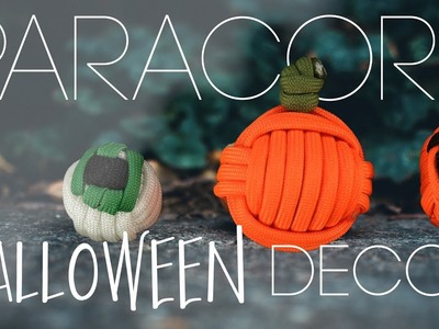 Monkey Fist Pumpkin Halloween Decoration Paracord Tutorial