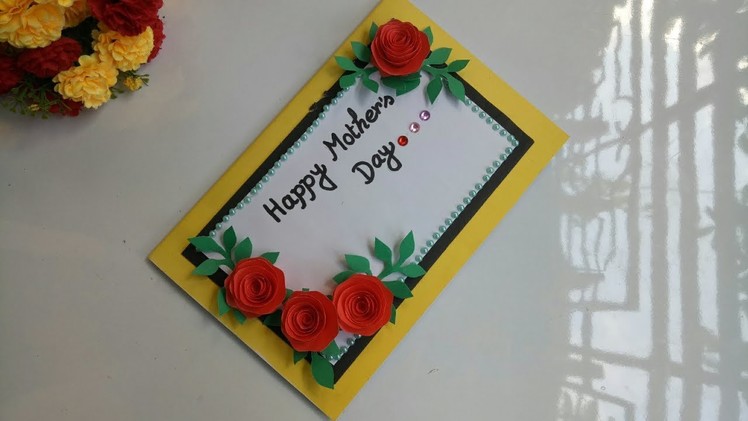 Mother's Day Pop up card making.DIY Mother's Day Card.