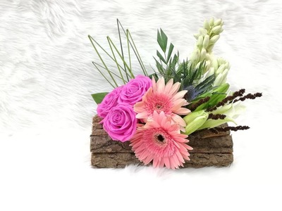 New wood box Arrangements with Flower Arrangement Tutorial