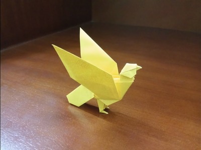 Origami pigeon tutorial