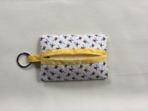 Pocket Tissue Holder With Trim DIY