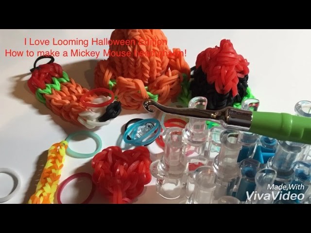 Rainbow Loom Pumpkin Charm Tutorial