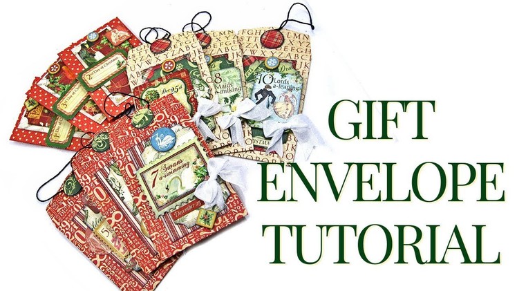 [Tutorial] Gift Tag Envelopes Club G45 Vol 11 Featuring Twelve Days of Christmas