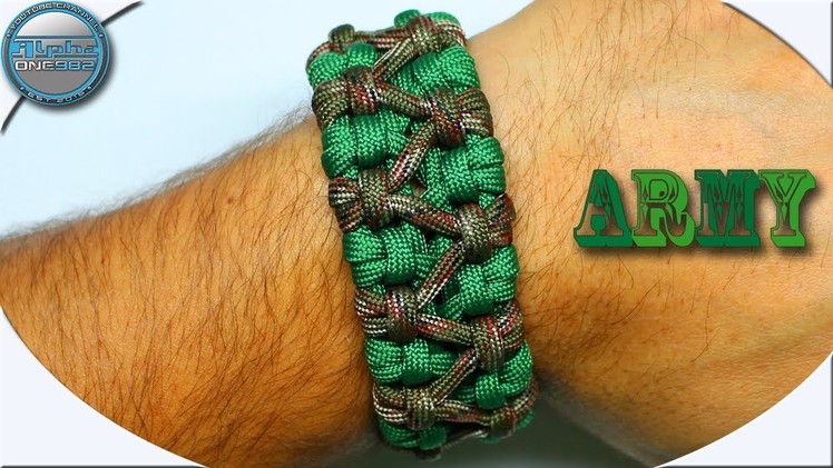 Ultimate Military and Hunter Paracord Bracelet - How to make paracord bracelet DIY Paracord Tutorial