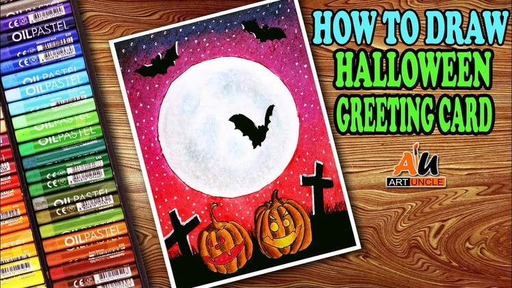 Very Easy, Simple and Most Beautiful Handmade Halloween Greeting Cards for Kids in Step by Step