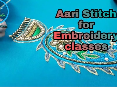 Aari work Zardoshi | Jhumka kundan Blouse work toutrail | Hand Embroidery work silk saree kuchu