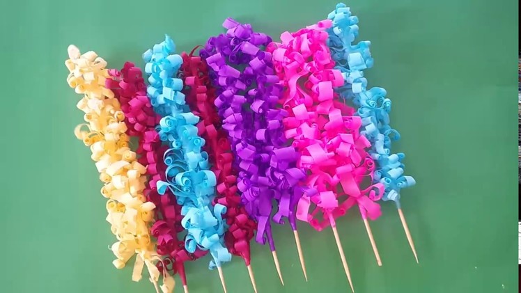 DIY crafts : How to make crepe paper flowers Very easy !!