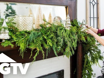 DIY Holiday Garland From Garden Brush - HGTV Happy