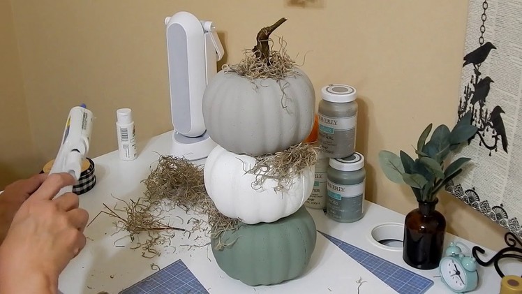 DIY Pumpkin Topiary from Dollar Tree