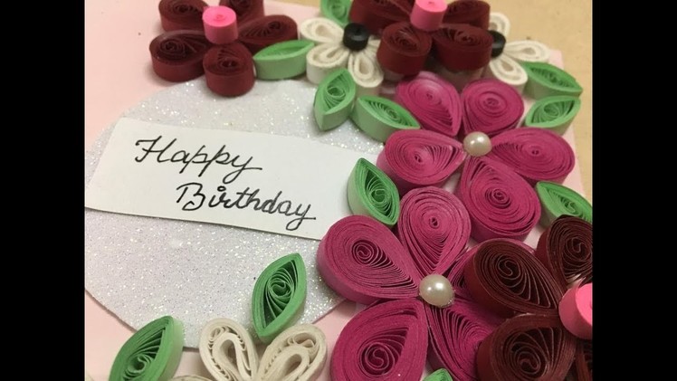 Easy Paper Quilled Card | Wall Art | Design#6