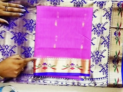 Easy patchwork blouse back neck design cutting and stitching.latest nauwari saree blouse design
