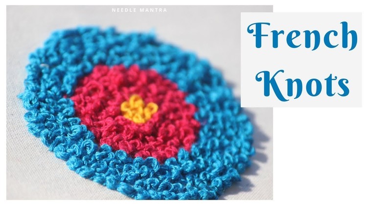 French Knots Embroidery | Basic Hand Embroidery #frenchknot