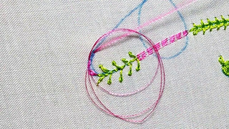 Hand Embroidery alphabet stitching tutorial for beginners step by step part-1,stitch variation