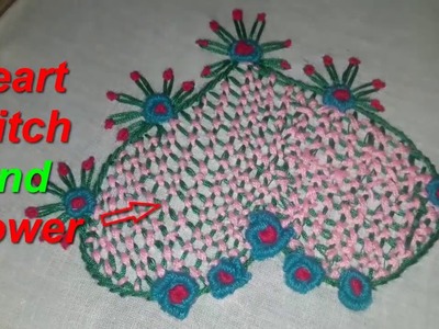 Hand Embroidery Couching Stitch Simple Heart - Hand Stitch Colours Boutique by Nasrin