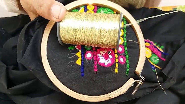 Hand Embroidery : Flower stitch and design | part 2 | Completed