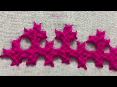 Hand embroidery gujarati stitch design : part-2  by nakshi design art