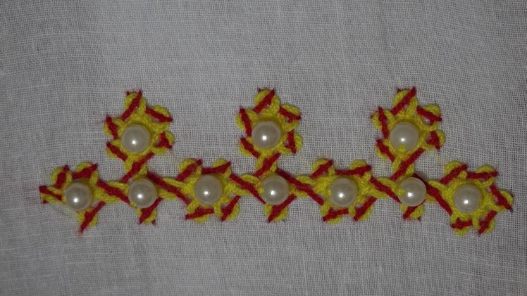 Hand Embroidery : Kutch Embroidery. Sindhi Embroidery. Gujrati Stitch ( New Pattern )