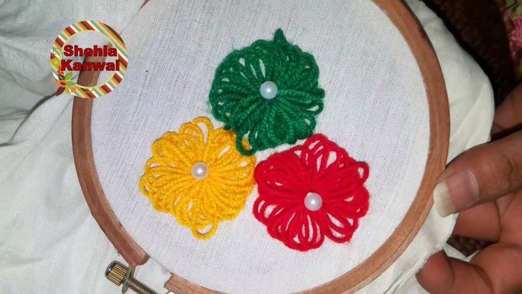 Hand Embroidery new Amazing.Trick Design : hand embroidery design