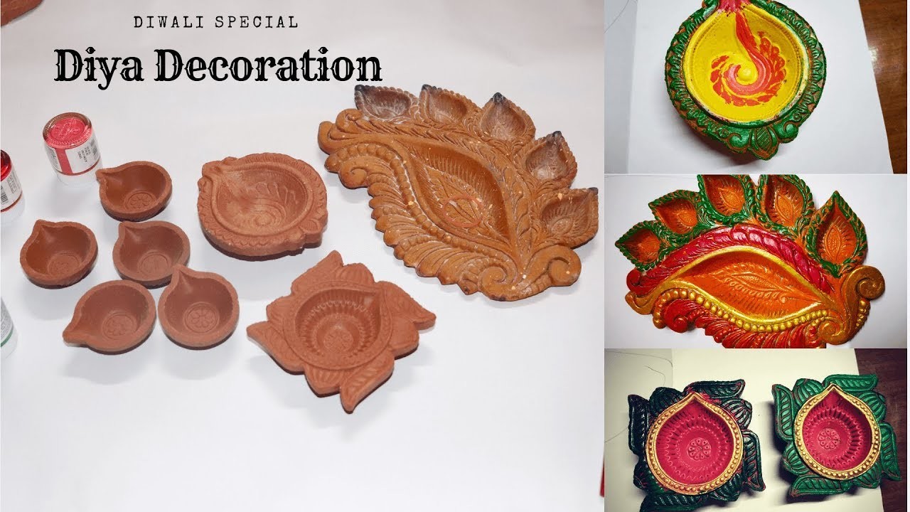 How To Decorate Diya At Home Diy Easy Diya Decoration Ideas For Diwalii Creativityreinvented