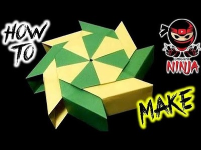 HOW TO MAKE A 3D TRANSFORMING NINJA STAR