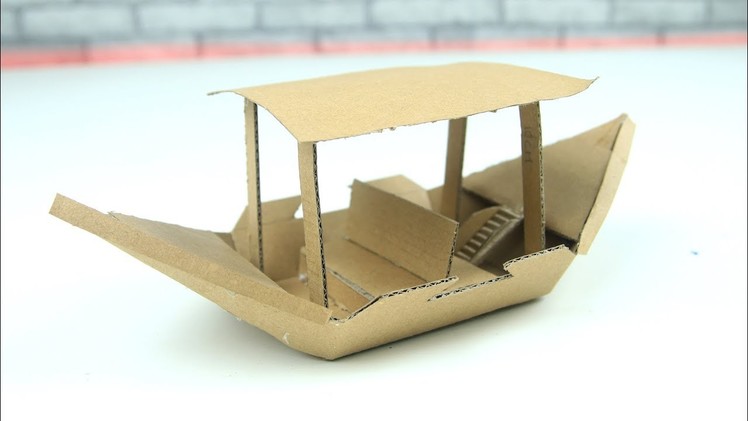 How to Make a Boat - cardboard DIY