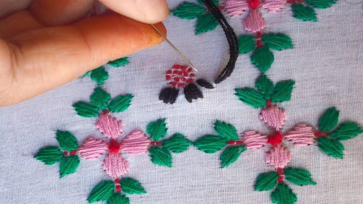 How to stitch nokshi kantha #7| hand embroidery mekhela chadar| nokshi katha selai tutorial