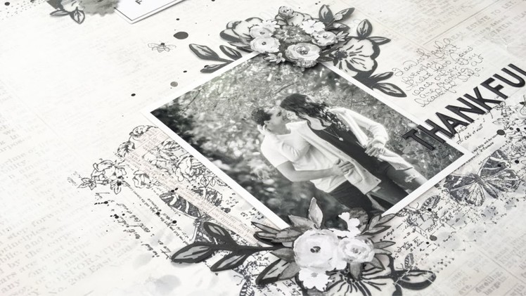 Just Black and White: 12x12 Scrapbooking