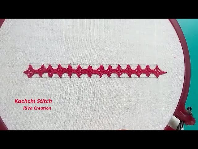 Kachchi Stitch | Hand Embroidery Stitches(Gujarati)