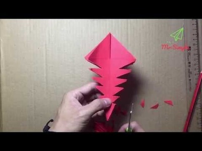 Kiefern machen - Make paper Christmas tree 3D | Mr Simple