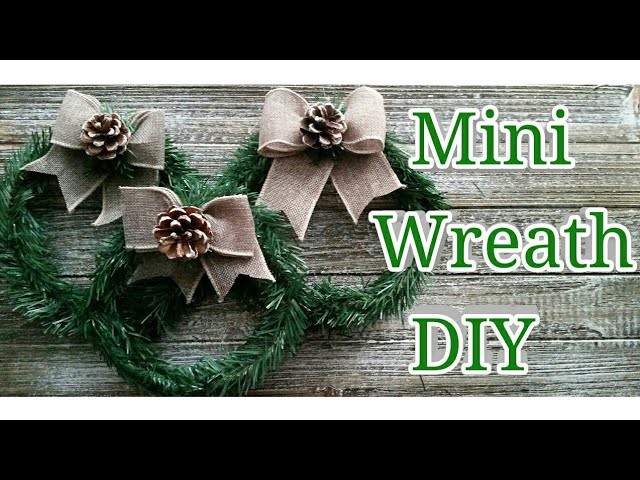 Mini Wreath DIY | Dollar Tree DIY